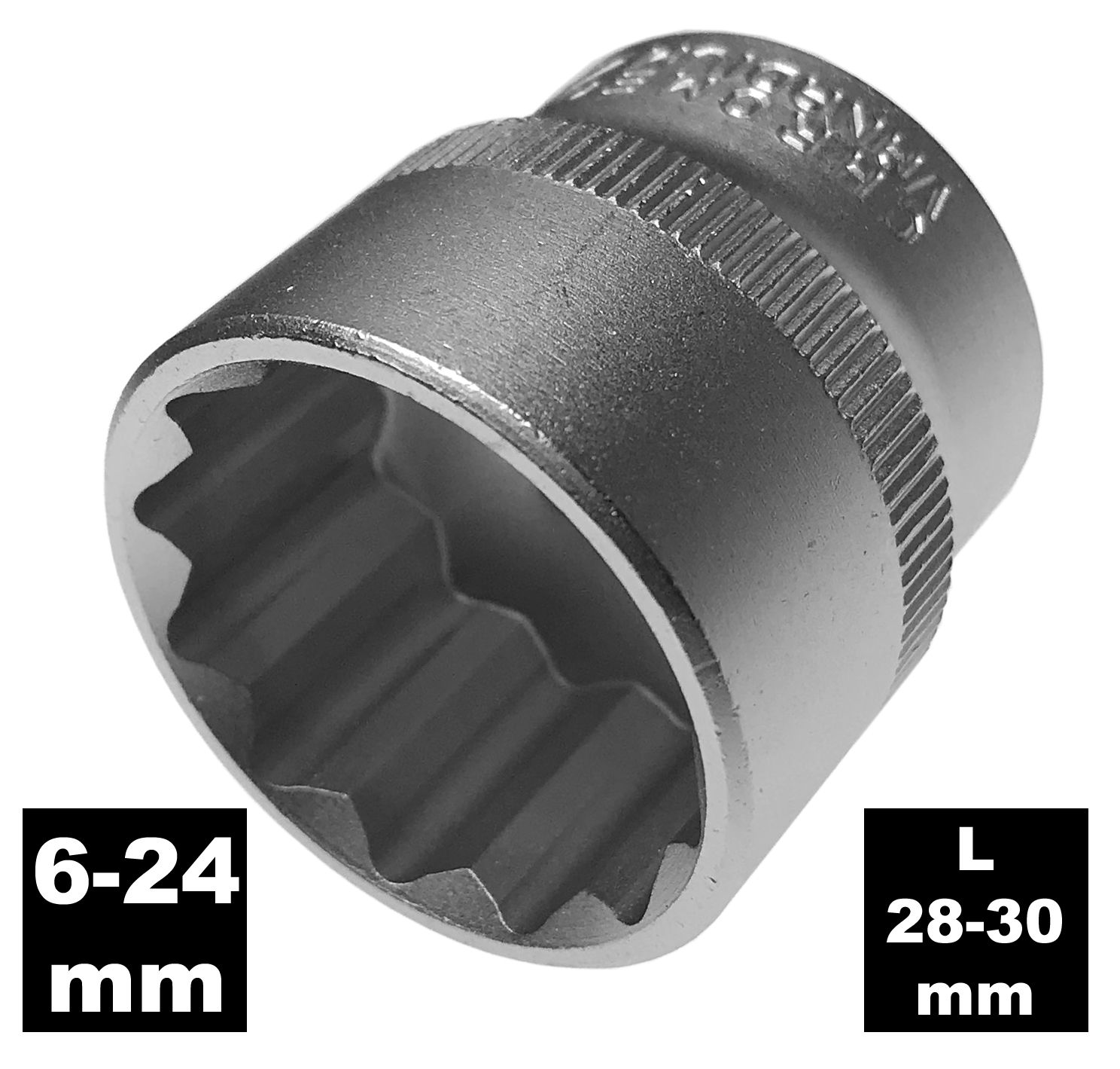 Crescent Stecknuss-Set CIMS28N – 12 Mm, 6-fach Stecknuss Für Schlagschrauber